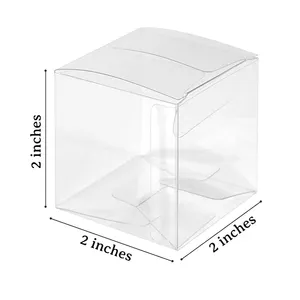 Personalizza le dimensioni scatole per alimenti ecologiche trasparenti bomboniere in plastica per animali domestici scatole in PVC per caramelle per matrimoni confezione regalo trasparente per torte