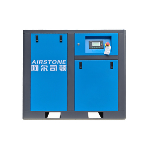 เครื่องอัดอากาศแบบสกรูอุตสาหกรรม Airstone ค่าบำรุงรักษาน้อย ความเร็วคงที่ 1.1 ลบ.ม./นาที แรงดัน 7/8/<span class=keywords><strong>10</strong></span>/12 บาร์ กำลังไฟ 7.5 กิโลวัตต์ <span class=keywords><strong>10</strong></span> แรงม้า มอเตอร์ IP54 - Product Image 2