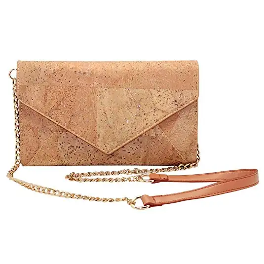 Boshiho Natuurlijke Kurk Crossbody Tas, Vrouwen Vegan Handtas Kurk Portugal Clutch Portemonnee