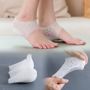 Unisex Invisible Height <strong>Increase</strong> 5CM Silicone Socks Orthopedic Arch Support Heel Cushion Insoles Foot Massage <strong>Pad</strong> Gel Heel <strong>Pads</strong> - Product Image 5