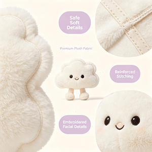 Juguetes de Peluche Inteligentes con Diseño de Nube Musical, Personalizados con Logotipo a Color, Económicos y Lindos, <span class=keywords><strong>para</strong></span> Niños, Fiestas, Cumpleaños y Regalos - Product Image 2