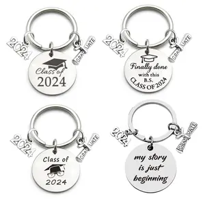 Hot Selling Best nurse Ever Stainless Steel Keychain Nurse's Day Doctor Gift