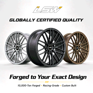 LS8096 ล้อแม็กซ์ JDM สำหรับรถยนต์นั่งส่วนบุคคล ขนาด 18-24 นิ้ว 5x112 5x114.3 5x120 แบบโมโนบล็อก ผลิตจากวัสดุอัลลอยด์ - Product Image 5