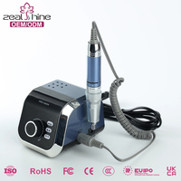 Machine à ongles électrique, kit de manucure et pédicure, 0-35000 tr/min, pour polissage, gel, acrylique, élimination des ongles, embout en acier inoxydable