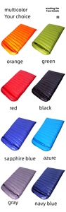 野营用白鹅羽绒填充睡袋，户外舒适四季羽绒纤维睡袋 - Product Image 2