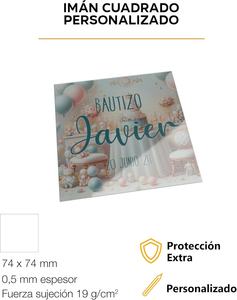 Imán de Papel Cuadrado Personalizado con Foto, 7.5x7.5 cm, Ecológico, Paquete de 10 Unidades para Refrigerador, Regalo Publicitario - Product Image 2