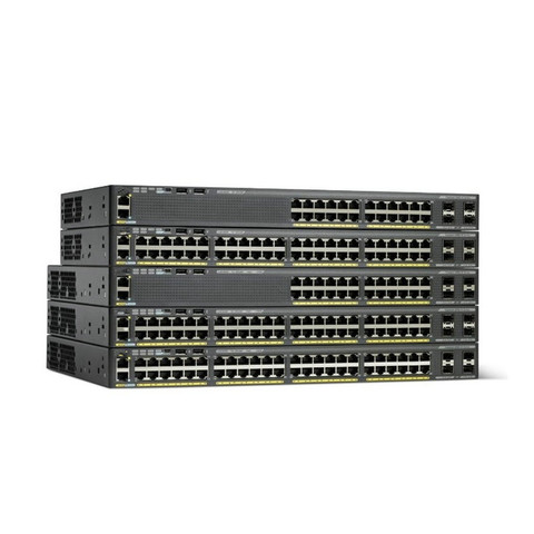 48 Port gigabit ethernet SFP network POE Switch WS-C2960X-48FPS-L