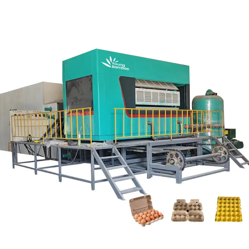 Machine Offre Spéciale de recyclage de cartons d'oeufs de déchets de papier faisant la ligne de production de plateau d'oeufs faisant la machine