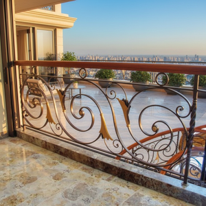 Ringhiere <span class=keywords><strong>per</strong></span> Scale e <span class=keywords><strong>Balconi</strong></span> in Ferro Battuto Stile Mediterraneo Rustico Naturale <span class=keywords><strong>per</strong></span> Interni, Nuovo Design, Bestseller in California - Product Image 4