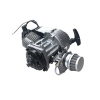 Ensemble moteur de moto 2 temps en aluminium 43cc 47cc 49cc avec démarrage par lanceur à rappel pour mini moto, scooter, VTT