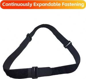 Correa de Nylon Autoadhesiva Reutilizable y Resistente al Calor, Ajustable de Fábrica, con Hebilla de Plástico - Product Image 4