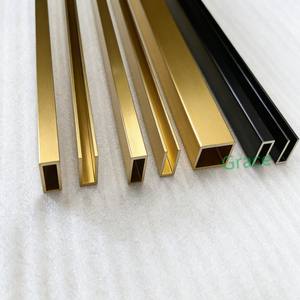 Perfil de Canal de Aluminio en Forma de <span class=keywords><strong>U</strong></span>, Riel Guía para Fijación de Vidrio y Ranura, Banda de Borde y Tira de Retención para Uso Industrial y Decorativo - Product Image 6