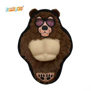 Famipet индивидуальные пекторные игрушки, животное, дизайн, пищалка, плюшевая игрушка для собак, набор из ТПР, жевательная игрушка для собак - Product Image 5