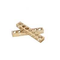 Connecteur de Type de pont supérieur, trous, barre de Distribution en cuivre terrestre vis
