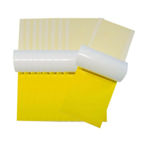 Pièges collants écologiques non toxiques, conception double face jaune, imperméables et résistants au soleil pour les légumes de serre