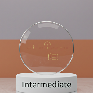 Lentilles progressives IOT Design Optotech Intermediate 1.59 PC résistantes aux chocs, transparentes - Product Image 3