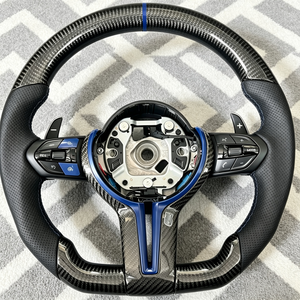 Volant en fibre de carbone pour <span class=keywords><strong>BMW</strong></span> E71 E87 E90 F10 F15 F20 F30 F32 E92 E53 X4 E82 X6 <span class=keywords><strong>320i</strong></span> Vente en gros d'usine - Product Image 1