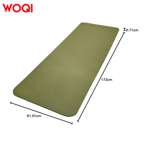 Tapis de yoga Woqi 1830x610x10mm en matériau NBR antidérapant pour fitness, yoga et pilates en intérieur et en extérieur - Product Image 3