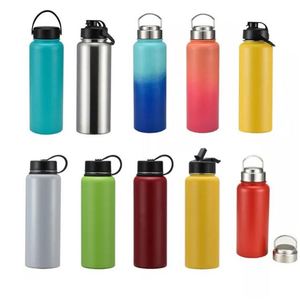 Botella de Agua Aislada de 32 oz, Termo Grande de Metal, Botella de Agua de Acero Inoxidable, Taza Portátil para Deportes, Viajes, Adultos y Campamento - Product Image 1