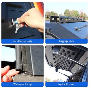 Capa de cama do Windows Hardtop Sliding Truck Pegar dossel Amarok para Navara NP300 Frontier - Product Image 6