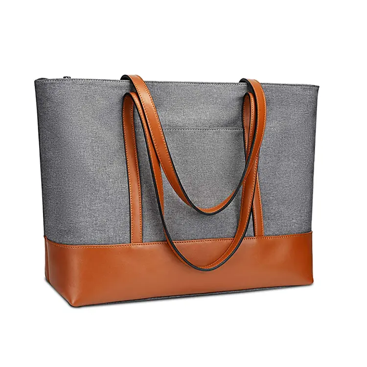 Benutzer definierte große Kapazität Nylon Schulter Laptop Einkaufstasche Damen Geldbörse Handtasche für die Arbeit