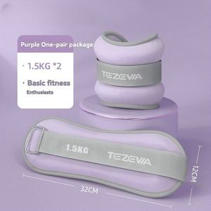 उच्च गुणवत्ता वाले एडजस्टेबल चलने वाले डांस टखने का वजन उठाने वाली रेस्टबैंड सैंडबैग लेग कवर भारित रिस्टबैंड - Product Image 2