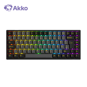 Teclado Akko Black & Gold 3084B Plus con Distribución ISO <span class=keywords><strong>QWERTZ</strong></span>, Intercambiable en Caliente y Multimodo - Product Image 2