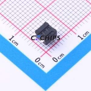 TD-1150SR-4.5H-250 Tactile Switch SMD-4P,4.5x4.5mm Switch Single Pole Single Throw Round Button 2.5N Vertical Mount - Product Image 2