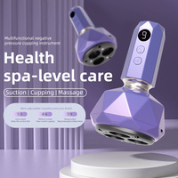 Instrument de massage corporel intelligent Meridian Guasha : Brosse électrique à ventouses à pression négative pour débloquer les points et masser la peau