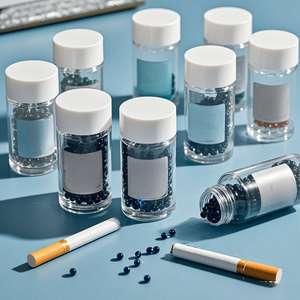 Perles rafale rafraîchissantes tabac Cigarettes naturelles filtre menthe saveur Capsule - Product Image 2