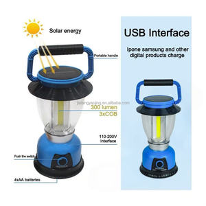Linterna LED Solar COB Súper Brillante para Camping, Lámpara de Emergencia Recargable USB y Solar de Doble Potencia, Lámpara de Tienda de Campaña Impermeable - Product Image 4