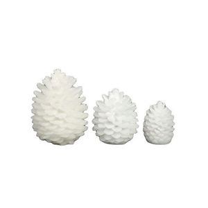 Good Quality Real Wax Flicker Pineapple <strong>Pine</strong> Cone <strong>Candles</strong> for Christmas Xmas Decorative - Product Image 2