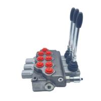 Lixin Distributor Manual, hidrolik dengan 3 spool 70L/M tingkat aliran SD11 tuas katup kontrol arah Monoblock