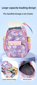 2026 Grade 7 Kids Rabbit Backpack Elementary School Children Junior High School Bag Sweet and Cute Casual Children Backpack - Product Image 3