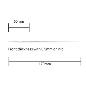 Lima Plana Profesional OEM con Recubrimiento de Diamante, para Acabado de Moldes Industriales, Trabajo de Laboratorio Dental, Procesamiento de Superficies de Materiales Duros - Product Image 2