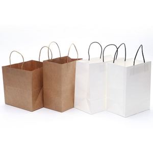 Bolsas de Papel Kraft Marrón para Llevar Comida, Biodegradables, para Restaurantes de Comida Rápida, Personalizadas con Impresión, para Tiendas - Product Image 1