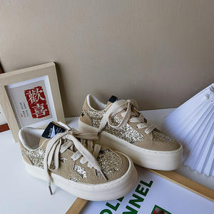 Zapatos de tela de moda para mujer, zapatos de lona con lentejuelas de otoño, zapatos planos informales - Product Image 6