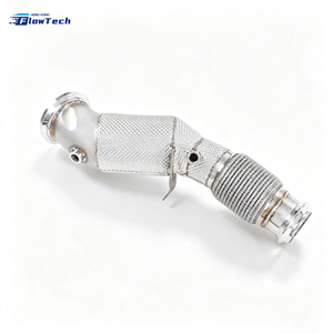 ชุดท่อลงสแตนเลส 304 สำหรับ BMW 320i 330i F30 G20 B48 2.0T ระบบไอเสียสมรรถนะสูง พร้อมแผ่นกันความร้อน - Product Image 5