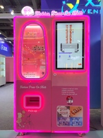 Máquina expendedora automática de arte de uñas DIY al por mayor, solución de autoservicio sin personal para áreas de alto tráfico