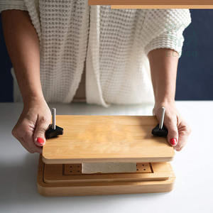 Prensa de tofu de madera ecológica, prensa de tofu de bambú para cocina, drena fácilmente el agua del tofu firme - Product Image 6