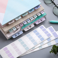 Bas quantité minimale de commande clair PET index carte bloc-notes étanche Transparent autocollants étiquette diviseur drapeau Notes auto-adhésif bloc-notes 60 120 240
