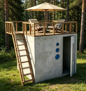 Bâtiment préfabriqué en acier haute résistance, résistant aux chocs et aux explosions, pour salle de bain extérieure et supermarché - Product Image 3