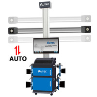 Sistema de Alineación de Ruedas 3D de Alta Calidad AUTEC con Cámara e Impresora para Taller de Reparación de Automóviles