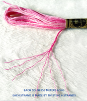 1 Meter Complete Set 482 Colors 100 Pieces Pure Cotton Hand Embroidered Thread Dyed Mercerized Technique Cross Stitch Crochet