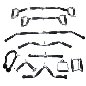Venta al por mayor: Agarre de mano para gimnasio, manija para poleas, accesorio para cable de equipo de <span class=keywords><strong>fitness</strong></span> en casa, barra de remo para dominadas, accesorios para equipos de <span class=keywords><strong>fitness</strong></span> - Product Image 1