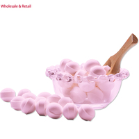 Vente flash : Bombes de bain effervescentes naturelles et véganes, boules de bain spa, parfum de rose tournante, rose, 1000g pour le soin des mains