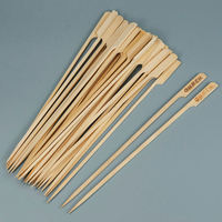 Brochettes de bambou Teppo écologiques jetables de différentes tailles, portables, en vrac, prix usine, qualité supérieure, pour barbecue