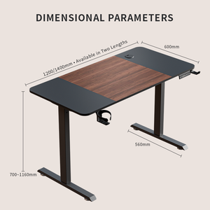 <span class=keywords><strong>Scrivania</strong></span> da Gaming AOR Wade1 con Telaio in Alluminio, Motore Nascosto e Sollevamento Automatico, Design Estensibile, Arredamento Moderno per Ufficio Commerciale - Product Image 1