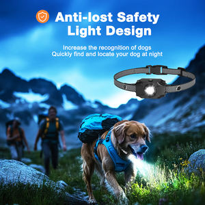 TIZE-<span class=keywords><strong>Collar</strong></span> de entrenamiento para perros con luz LED, resistente al agua, pitido, vibración, recargable, de largo alcance, 2600 pies, IPX6 - Product Image 2