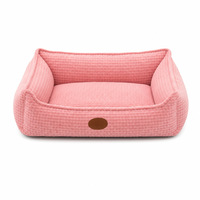 Coussin pour animaux de compagnie pour chats et chiens, tapis rectangulaire pour animaux, tissu toutes saisons, tapis de canapé, motif à carreaux, utilisation universelle en voiture, intérieur/extérieur